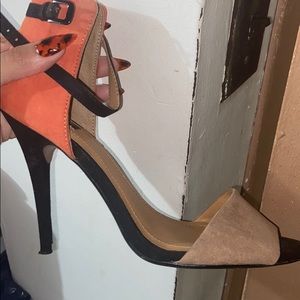 Zara Color Block Heels